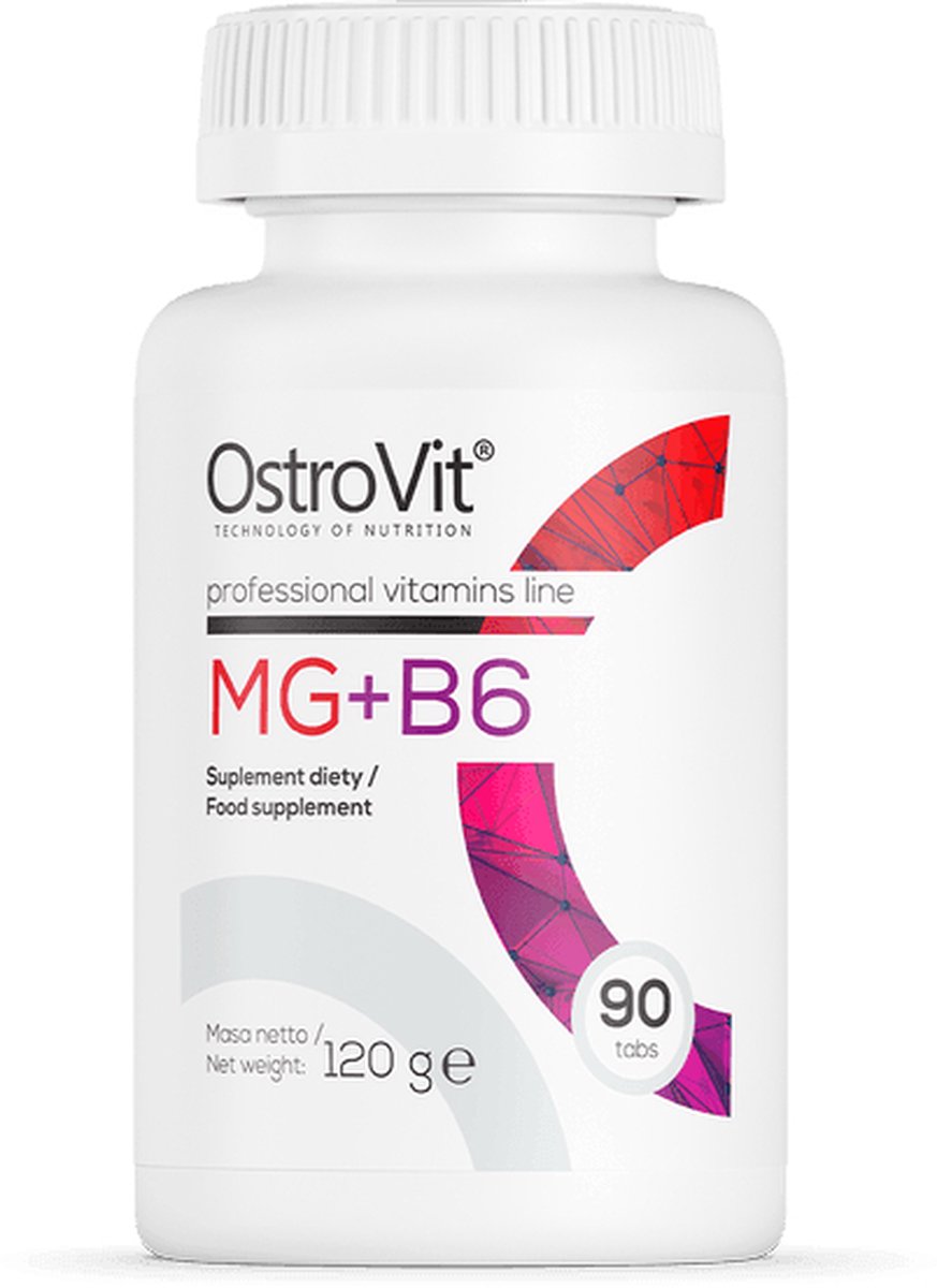 Goedkoopste Mineralen - Magnesium Vitamin B6 - 90 Tablet - OstroVit