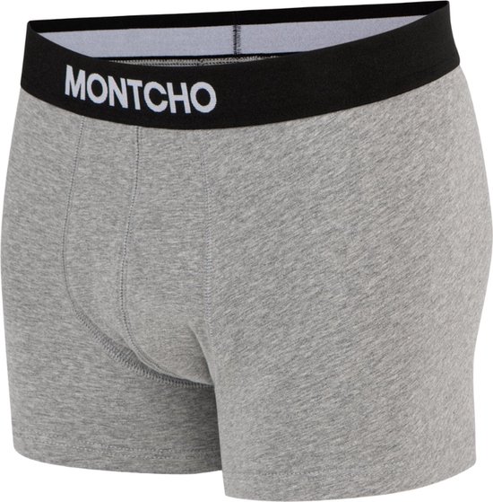 MONTCHO - Boxershort Bio Cotton - Onderbroeken - Heren ondergoed - 1 Pack -  Grijs -... | bol.com