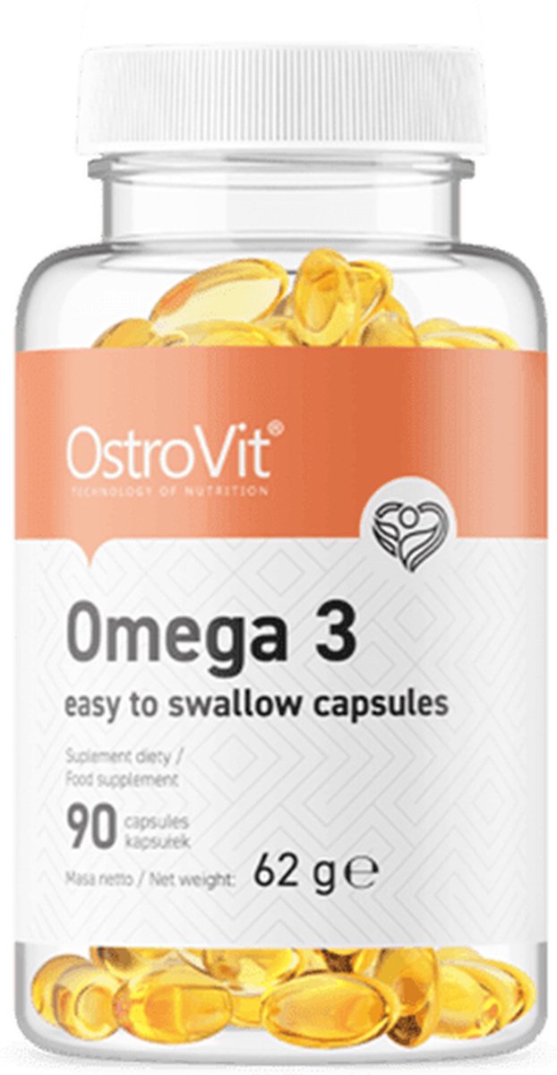 Goedkoopste OstroVit Omega 3 gemakkelijk door te slikken 90 capsules
