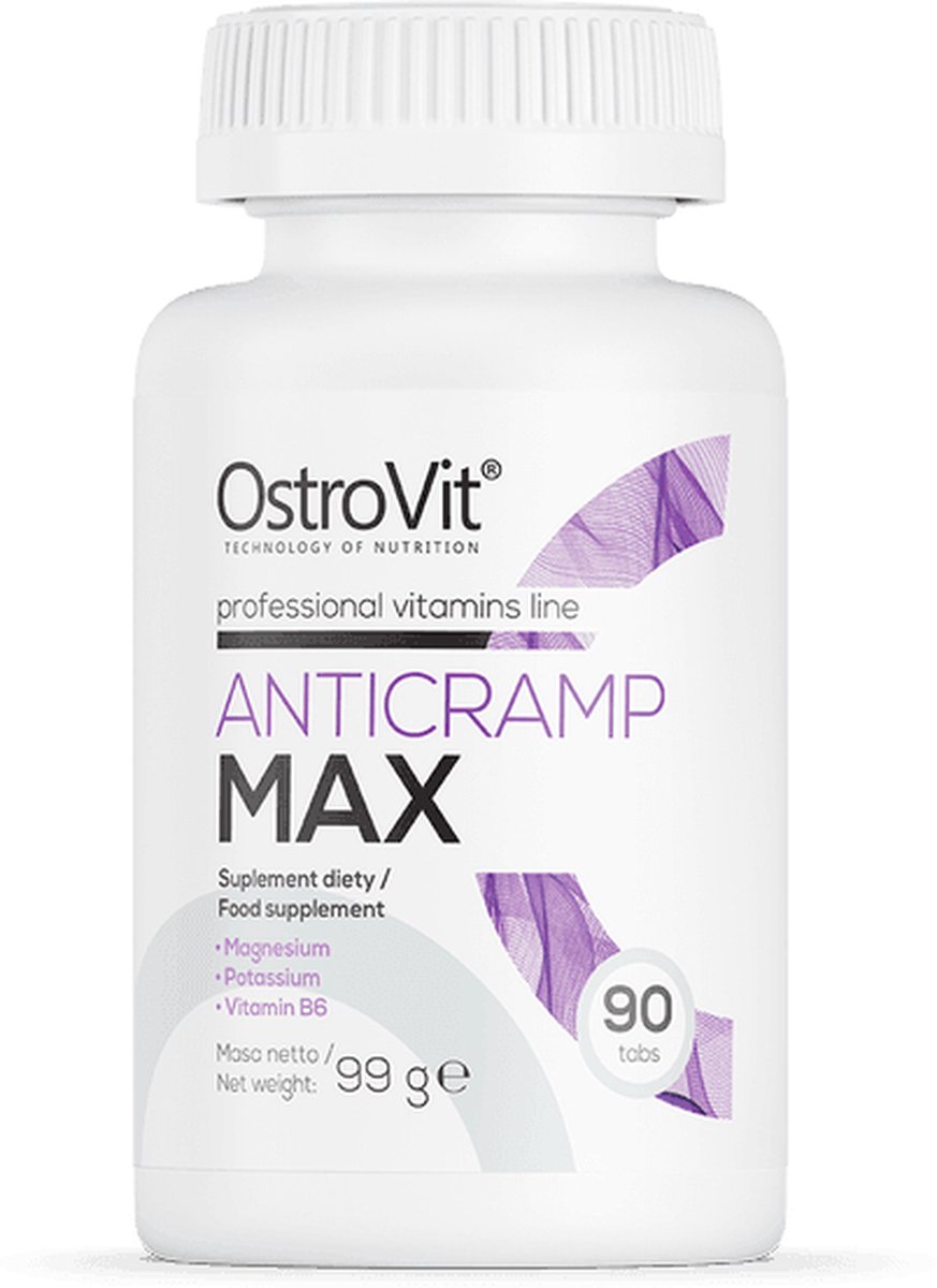 Goedkoopste Mineralen - OstroVit Anticramp Max 90 tabletten