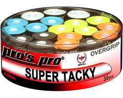 Pro's Pro Supertacky overgrips | 30stuks | diverse kleuren