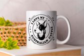 Mok I Love my Australian Cattle - pets - honden - liefde - cute - love - dogs - dogs - dog mom - dog dad- cadeau - huisdieren