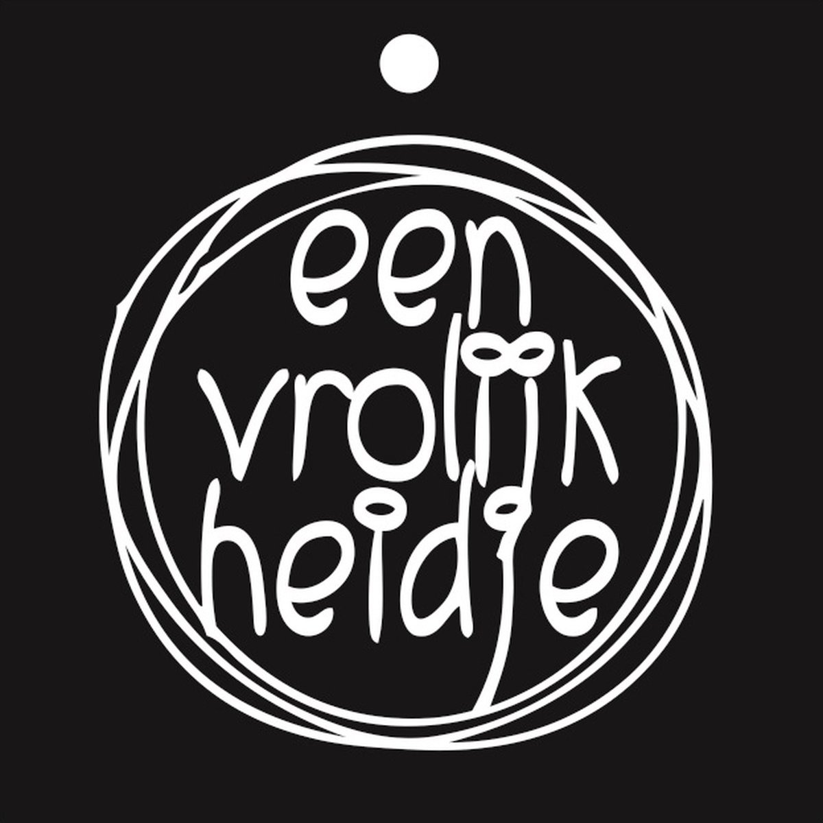Luxe Bloemenkaartje - Cadeaukaartje - Label - Wenskaartje - 7x7cm - Zwart - Vrolijkheidje - 20 Stuks - Met Boorgaatje