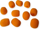 Horend Goed windkap Headset Cover Oranje - 10 stuks Binnendiameter: 6mm Lengte: 2cm