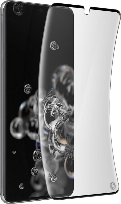 Force Glass Onbreekbaar Glas geschikt voor Samsung Galaxy S20 Ultra Afgeschuind