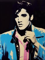 Elvis Presley Poster | Elvis Poster | Rock Poster | Warhol Style | Jailhouse Rock | Vintage Poster | 51x71cm | Geschikt om in te lijsten