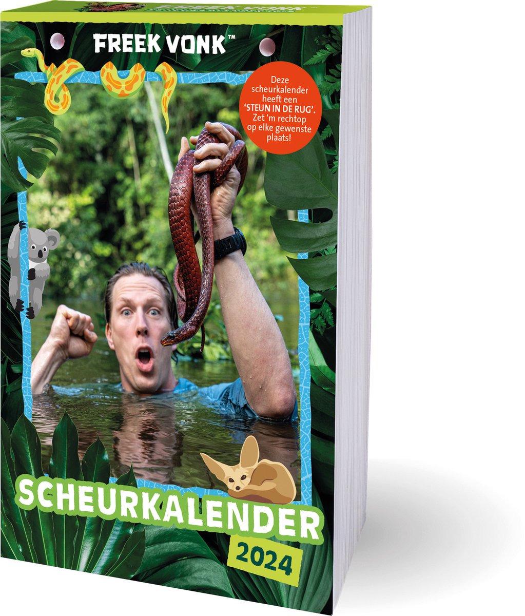 Freek Vonk Dieren Scheurkalender 2024