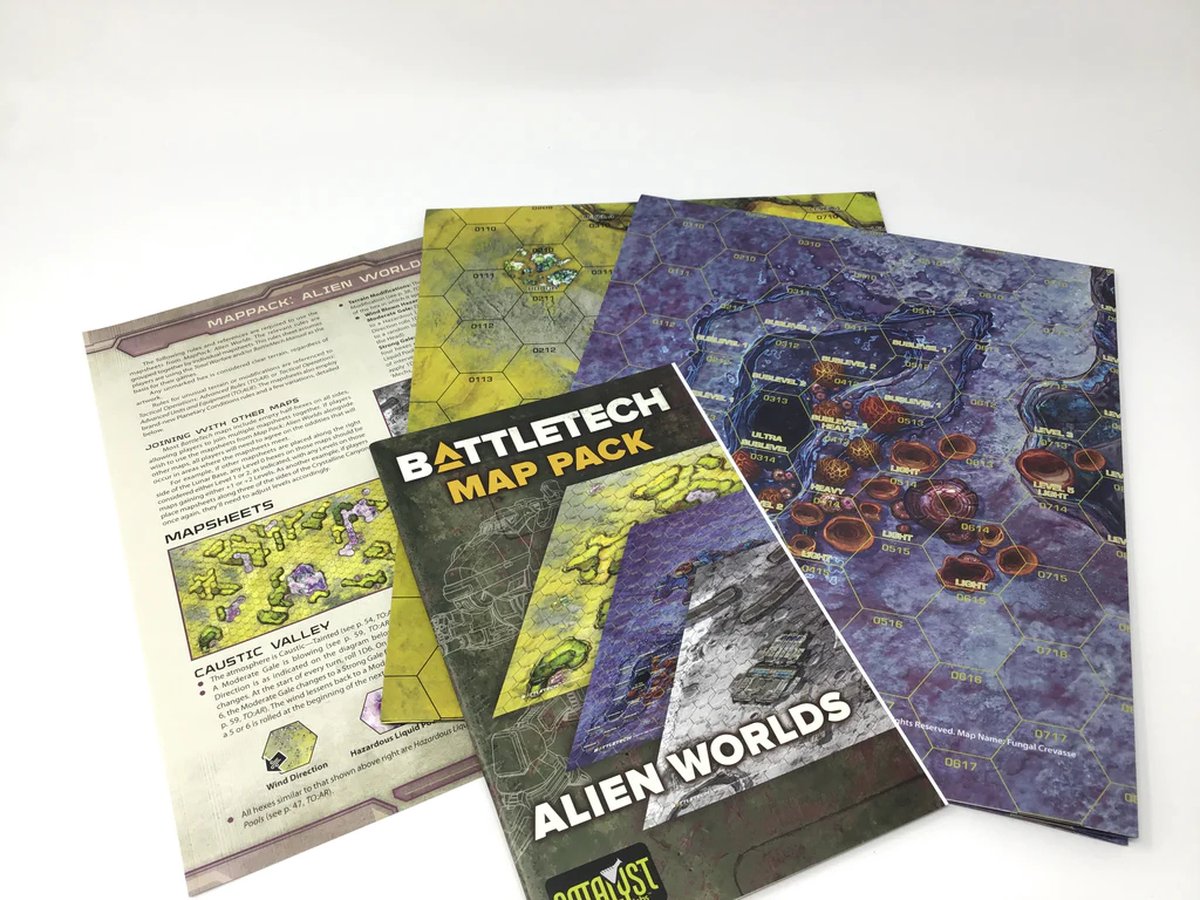 BattleTech: Map Pack Alien Worlds - Catalyst Game Labs