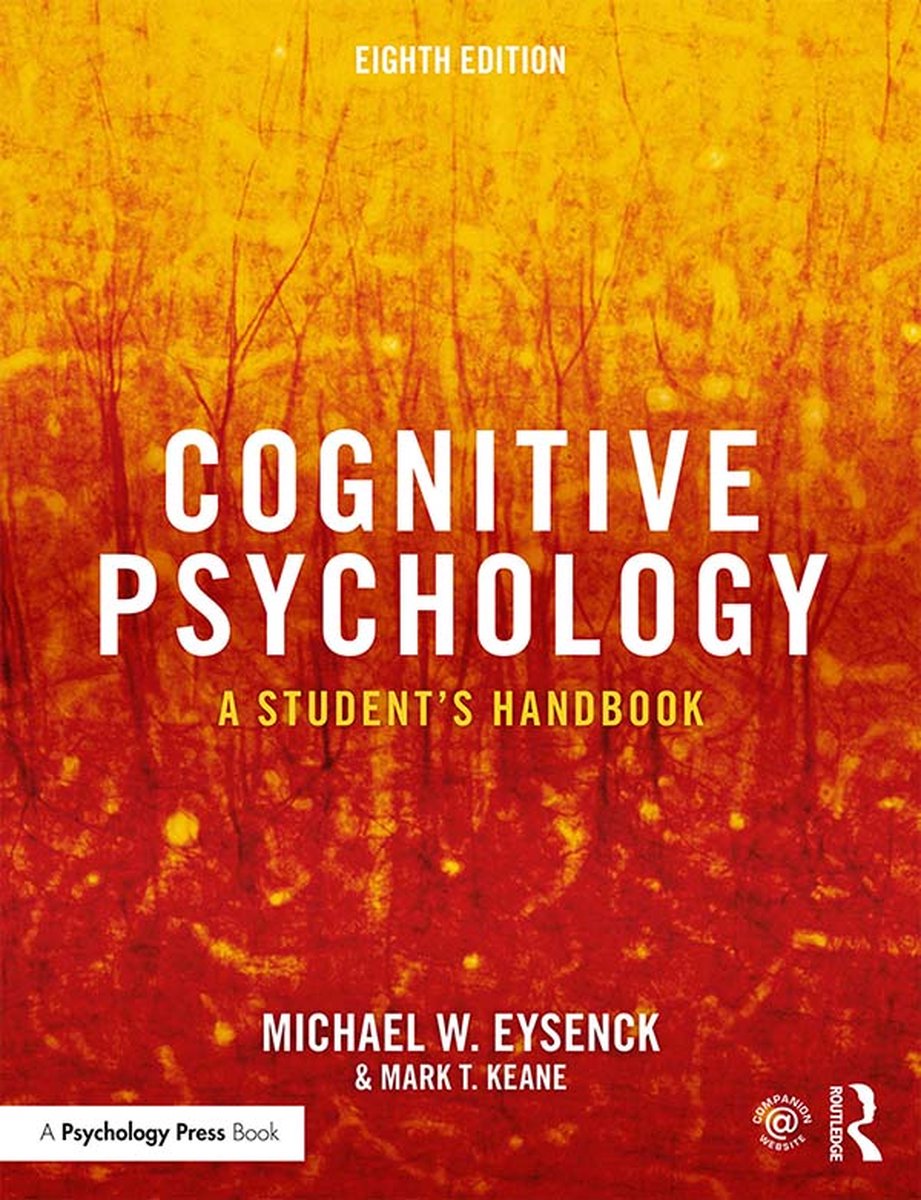 Michael　bol　9781138482234　Boeken　Eysenck　Mark　T　Keane　Cognitive　Psychology,