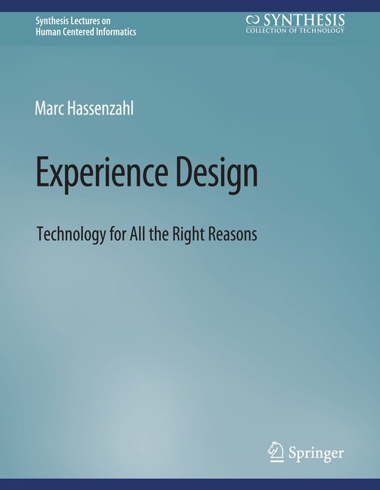 Synthesis Lectures on Human-Centered Informatics- Experience ... - cover