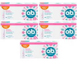 o.b. - Tampons - Super - Reliable Protection - 16st x 5