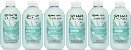 Garnier Skin Active Botanische Reinigingsmelk Aloe Vera - 6x200ml - Voordeelverpakking
