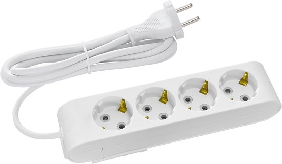 Rallonge Electrique Multiprise Avec 4 Prises Courant 3 Port USB