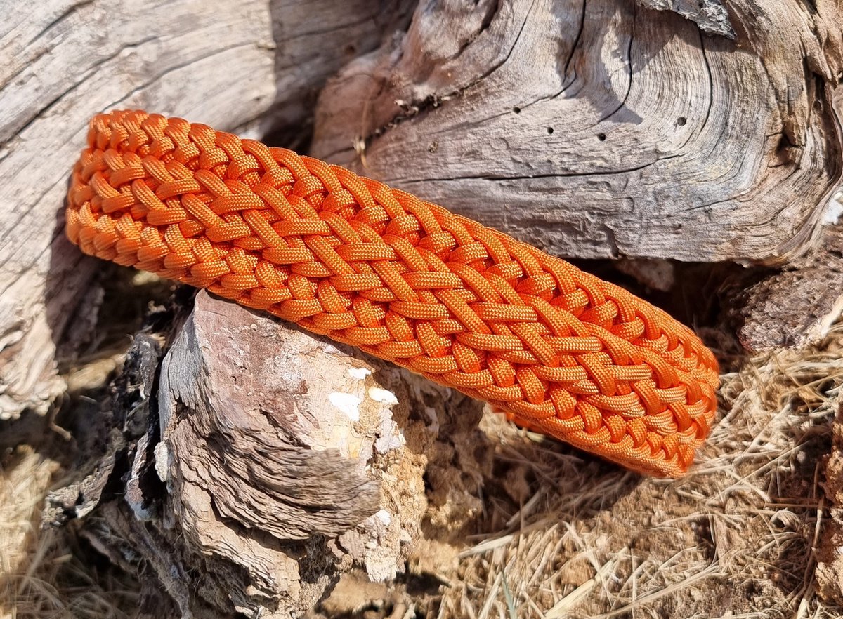 Honden halsband handgemaakt paracord martingale half check