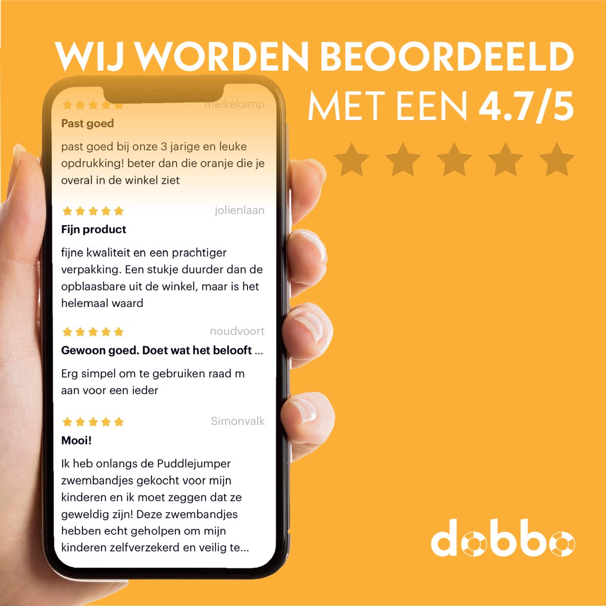 DOBBO Eddie de Eend - Puddle Jumper - Zwembandjes - Zwemvest - Zwemvleugels - voor Kind van 2 tot 6 jaar - 15 tot 30kg - Geel — afbeelding 12