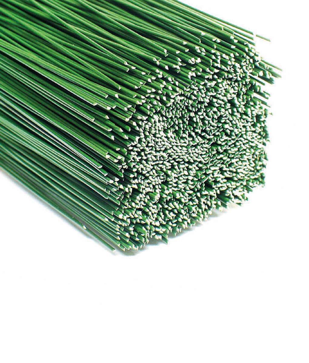 Steekdraad Groen Gelakt Ø1.20x400mm | 2kg