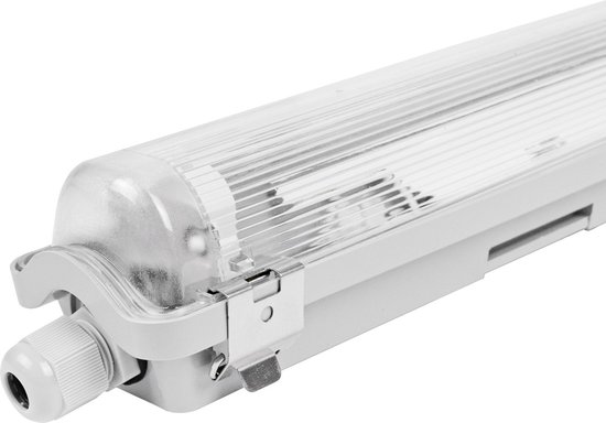 Ledvion LED TL Armatuur - IP65 - Koppelbaar - RVS Clips
