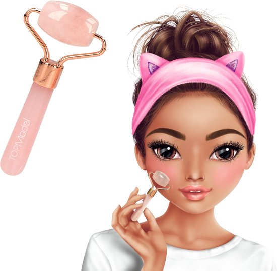 Top Model Niñas Depesche 12694 TOPModel Beauty And Me - Bandeau Pour Cheveux Cosmétiques En Matière Douce, Bandeau Pour La Routine De La Peau Top Model Lettering