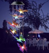 LED Solar vlinder | Zonnevlinder Windgong Waterdichte Tuinverlichting zonne-energie lamp | Sfeervolle solar lantaarn | Waterbestendige solar lamp | Voor binnen en buiten |