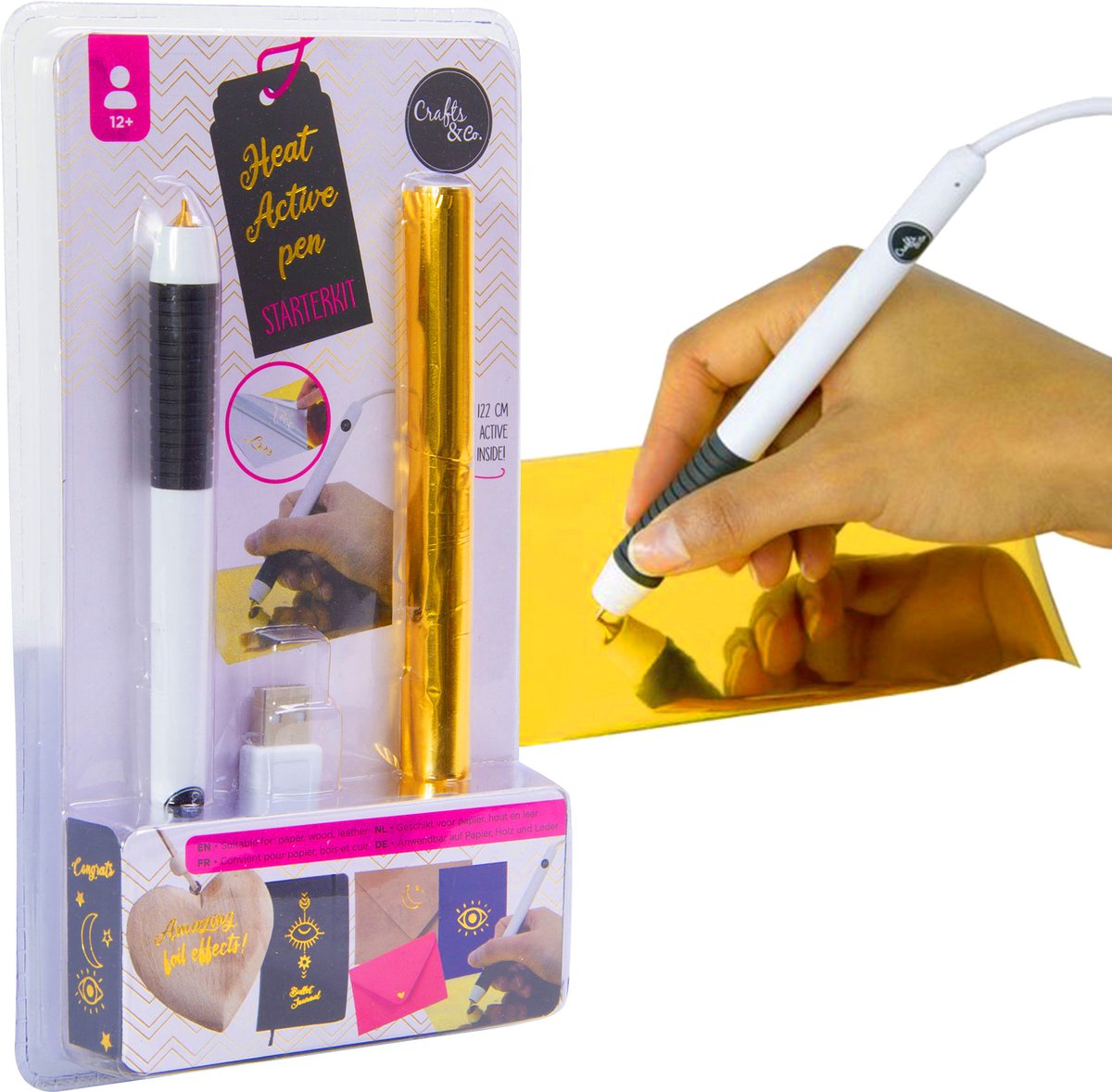 Stylo portable en feutre de laine pour travaux manuels, kit de démarrage d' outils, poke poke