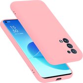 Cadorabo Hoesje geschikt voor Oppo Reno6 PRO 5G in LIQUID ROZE - Beschermhoes gemaakt van flexibel TPU silicone Case Cover