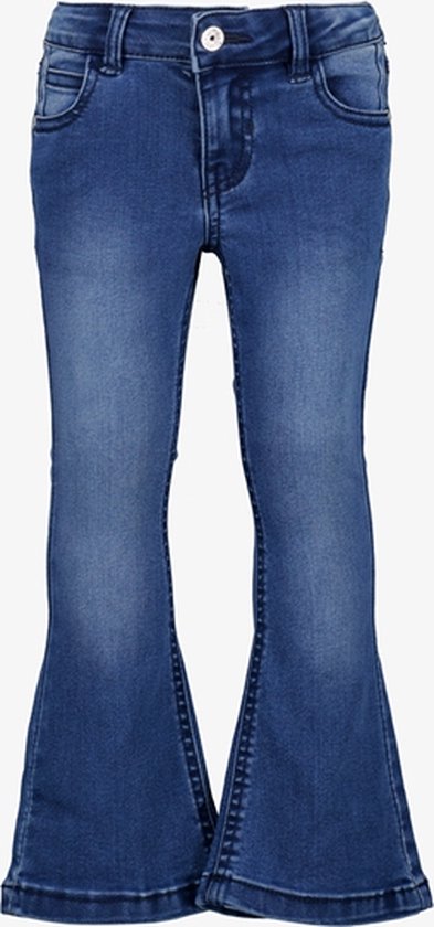 TwoDay meisjes flared jeans donkerblauw - Maat 98