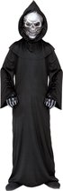 Widmann - Beul & Magere Hein Kostuum - Grim Reaper, Holographic Vader Tijd Kostuum Jongen - Zwart - Maat 116 - Halloween - Verkleedkleding