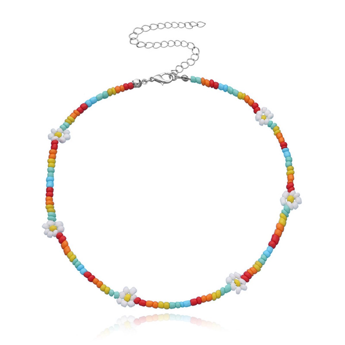 Kralenketting bloemetjes - Daisy - Kralen - Bloemen