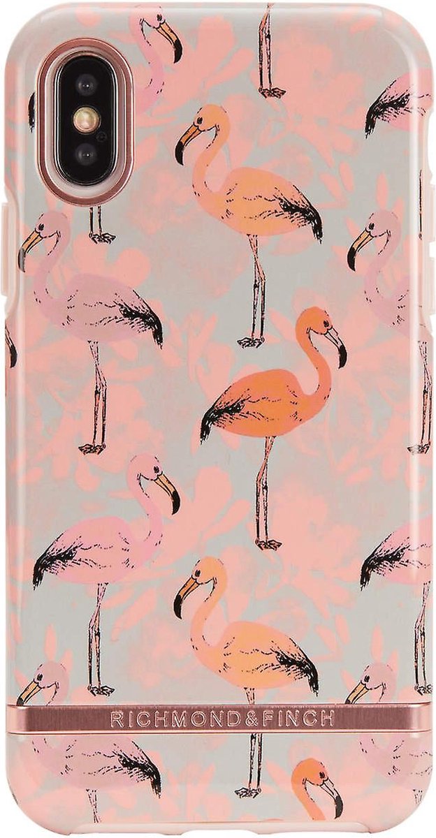 Richmond & Finch Pink Flamingo for iPhone XS Max ROSE GOLD DETAILS