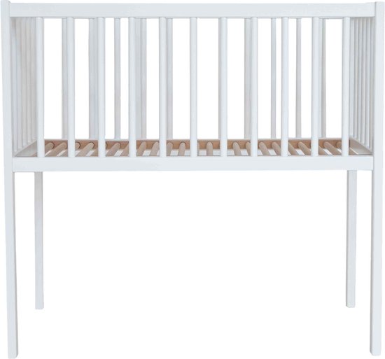 Prénatal Basis Wieg – Kinderbed – Co Sleeper Baby – Kinderkamer Accessoires – 40 x 80 cm – Wit