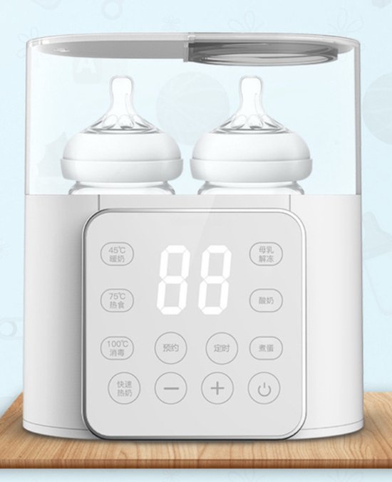 YSM bebe milky - Flessenwarmer - Sterilisatorfunctie - Automatische Uitschakelfunctie - Multi Functie