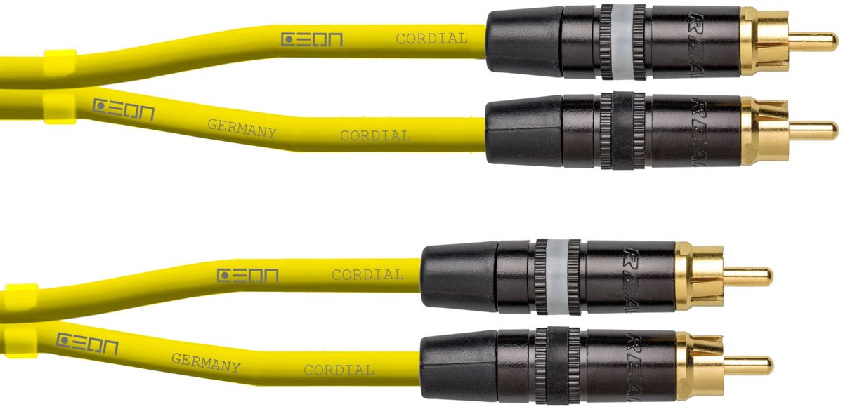Cordial CEON DJ RCA 3 Y Cinchkabel 3 m - Audio kabel