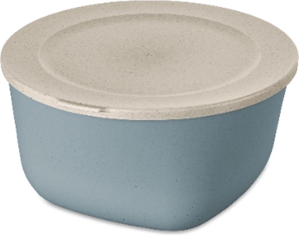 Vershouddoos, Kom met Deksel, 4 L, Natuur Bloemen Blauw, Organic Bio-Circular - Koziol | Connect Box