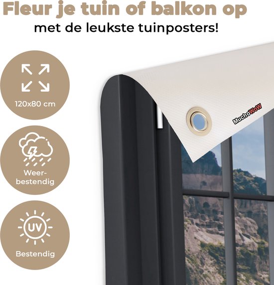 Affiche de jardin Transparent - Berg - Nature - 120x80 cm