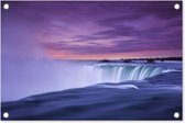 Tuindecoratie Waterval - Amerika - Niagara Falls - 60x40 cm - Tuinposter - Tuindoek - Buitenposter