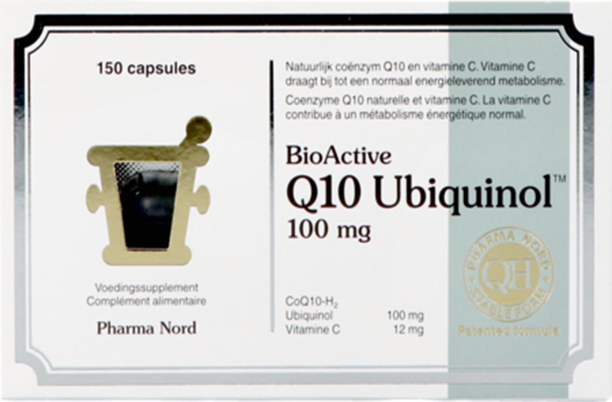 Pharma Nord BioActive Q10 100 mg - 150 capsules - Pharma Nord