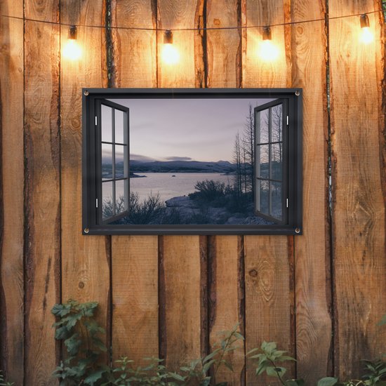 Affiche Jardin Transparent - Berg - Nuit - 90x60 cm