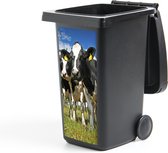 Container sticker Koeien - Gras - Weiland - Dieren - 44x98 cm - Kliko sticker