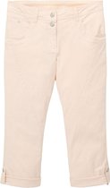 Tom Tailor Tapered Relaxed 1036630 Een Broek - Dames - Fawn Beige Offwhite Stripe - 38