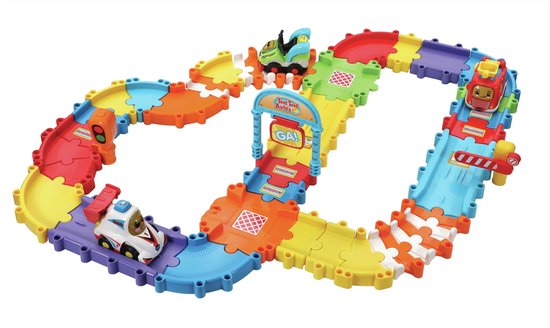 VTech Toet Toet Auto's Wegdelen Combi Deluxe Speelset - Voor Auto Speelfiguren - Educatief Babyspeelgoed - Speelgoed van 1 tot 5 Jaar - VTech
