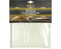 Protecton Glasvezelmat - Voor herstellen van grote gaten & scheuren - Voor auto, boot, caravan en surfplank – Moet gebruikt worden met polyesterhars & verharder - Afmeting 40x127cm (0,5M²)