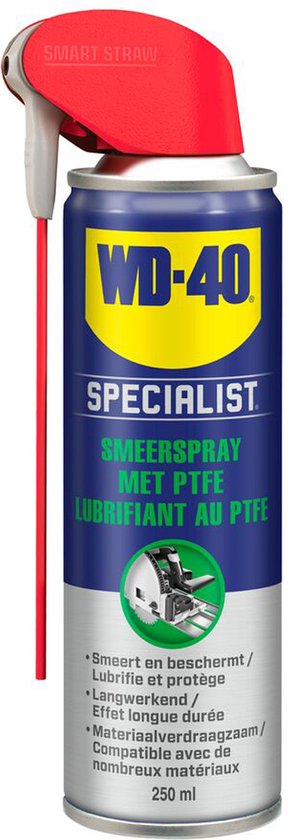WD-40 Specialist Spray lubrifiant PTFE de haute qualité, aérosol 250ml