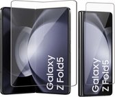 Screenprotector geschikt voor Samsung Galaxy Z Fold 5 - Beschermglas Folie Geschikt voor Samsung Galaxy Z Fold 5