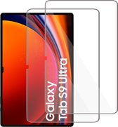 2x Screenprotector geschikt voor Samsung Galaxy Tab S9 Ultra – Gehard Glas - Proteqt+