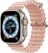Ocean bandje - 49mm - Roze - Geschikt voor Apple Watch Ultra