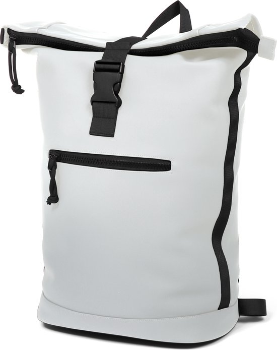 Norlander Dull PU Waterdichte Rugzak 26L - Rolltop Rugzak - 50 x 42 x 22 cm - Grijs