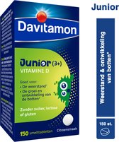 Davitamon® Junior Vitamine D 150 Smelttabletten - Vanaf 3 Jaar Citroensmaak