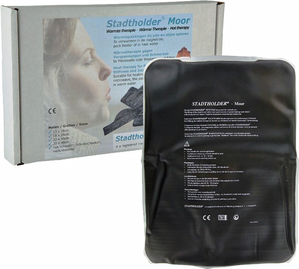 Stadtholder Moor pakking 30 x 40 cm - warmtepakking voor aangename warmte
