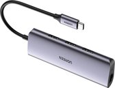 Ugreen 60718, Avec fil, USB 3.2 Gen 1 (3.1 Gen 1) Type-C, 1000 Mbit/s, Gris, RJ-45, USB 3.2 Gen 1 (3.1 Gen 1) Type-A, USB