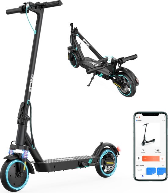 RCB Elektrische step voor Volwassenen | Electric scooter |Opvouwbare E-step | 4 versnellingen | 25 km/u | LCD | Met App & Nederlandse Handleiding